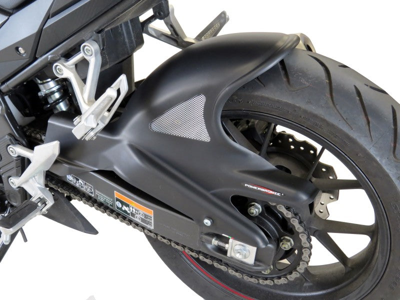 Powerbronze / パワーブロンズ ハガー HONDA CB500F 19-20/CB500X 19-20/CBR500R 19-20 カーボンルック-シルバーメッシュ | 301-H114-680