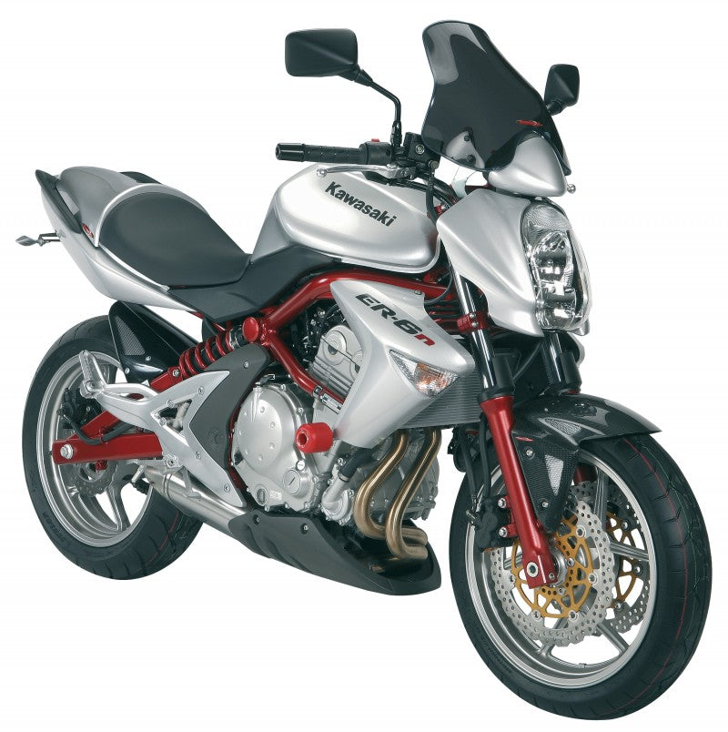 Powerbronze / パワーブロンズ ハガー KAWASAKI ER6-N/ER6-F 06-08 マットブラック-シルバーメッシュ | 301-K104-670