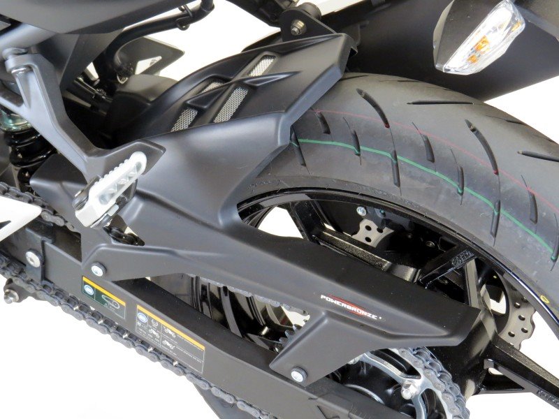 Powerbronze / パワーブロンズ ハガー カーボンルック-シルバーメッシュ KAWASAKI NINJA 400 18-19 Z400 19 | 301-K116-680