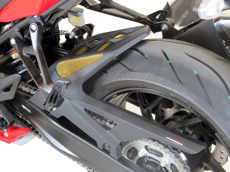 Powerbronze / パワーブロンズ ハガー カーボンルック-シルバーメッシュ SUZUKI GSX-S750 17-19 | 301-S117-680