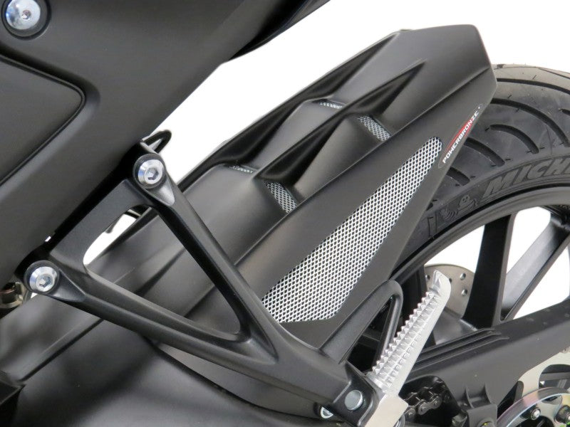 Powerbronze / パワーブロンズ ハガー YAMAHA YZF-R125 19-20/MT-125 20 カーボンルック-シルバーメッシュ | 301-Y109-680