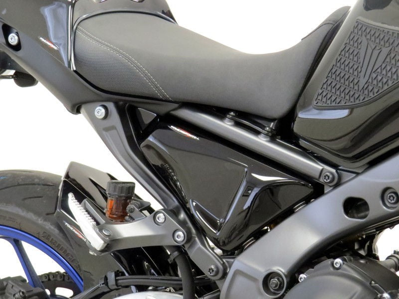 Powerbronze サイドパネル YAMAHA MT-09 21 (FITS WITH OHLINS SHOCK)/マットブラック | 307-Y103-070
