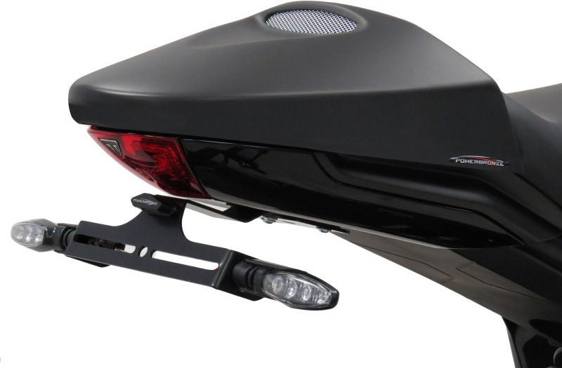 Powerbronze シートカウル TRIUMPH TRIDENT 660 21/マットブラック-シルバーメッシュ | 311-T101-670