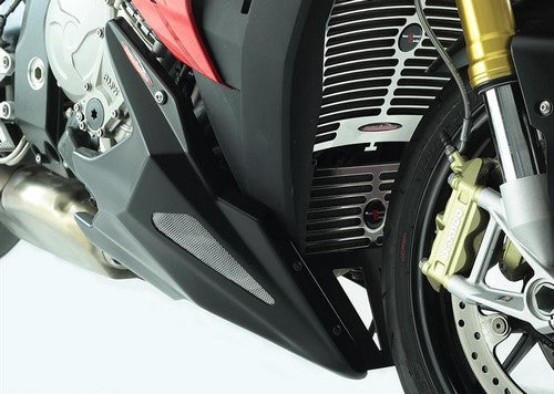 Powerbronze / パワーブロンズ ベリーパン マットブラック-シルバーメッシュ BMW S1000R 14-19 S1000XR 15-19 | 320-B101-670