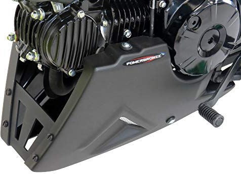 Powerbronze / パワーブロンズ ベリーパン マットブラック-シルバーメッシュ HONDA MSX125 15-19 | 320-H116-670