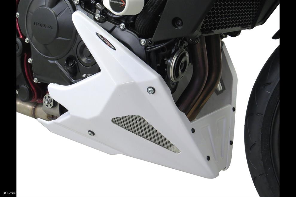 Powerbronze / パワーブロンズ Belly Pan for HONDA CB750 HORNET 23/WHITE-SILVER MESH | 320-H124-604