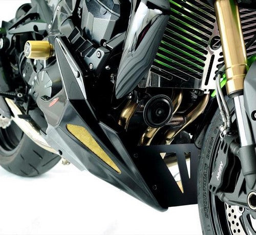 Powerbronze / パワーブロンズ ベリーパン ブラック-シルバーメッシュ KAWASAKI Z750 04-11 Z750S Z750R 11-12 Z1000 07-09 | 320-K113-603