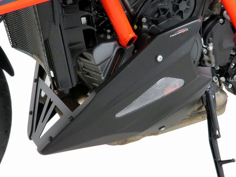 Powerbronze ベリーパン KTM 1290 SUPER DUKE R 20-21/ブラック-シルバーメッシュ | 320-KT109-603