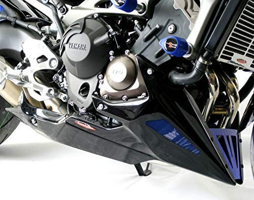 Powerbronze / パワーブロンズ ベリーパン ブラック-ブルーメッシュ YAMAHA MT-09 FZ-09 13-16 XSR900 16-19 | 320-Y113-703