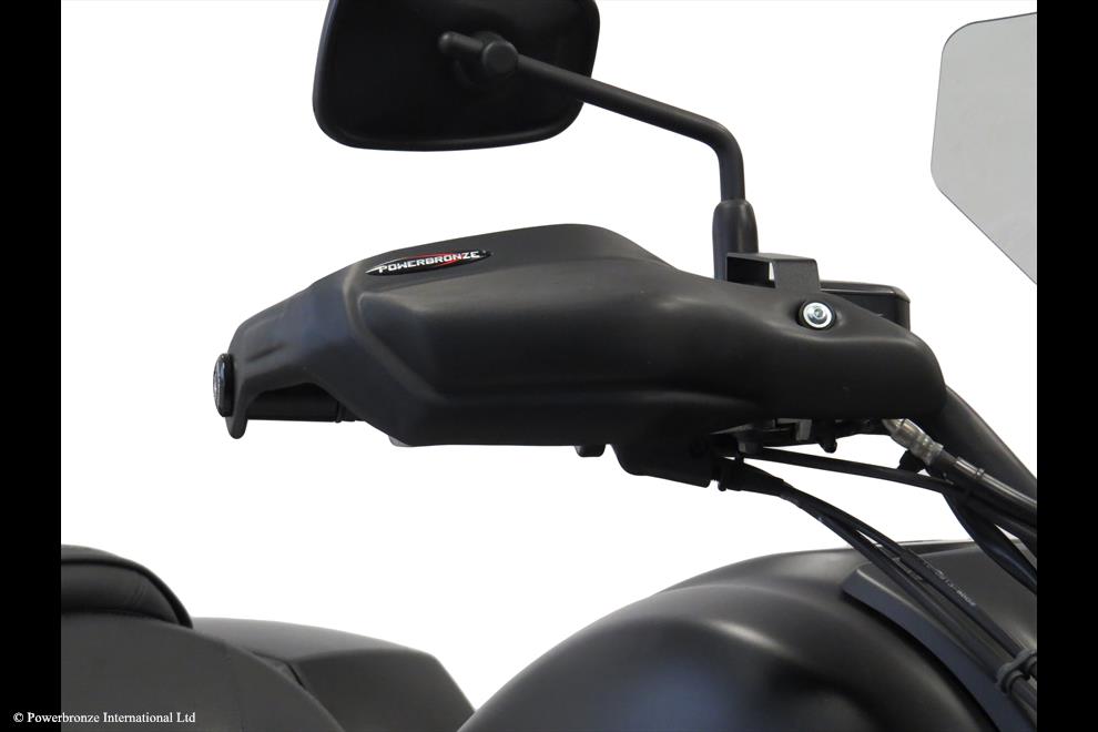 Powerbronze / パワーブロンズ Hand Guards for KAWASAKI VULCAN S 18-23/MATT BLACK | 380-K113-070