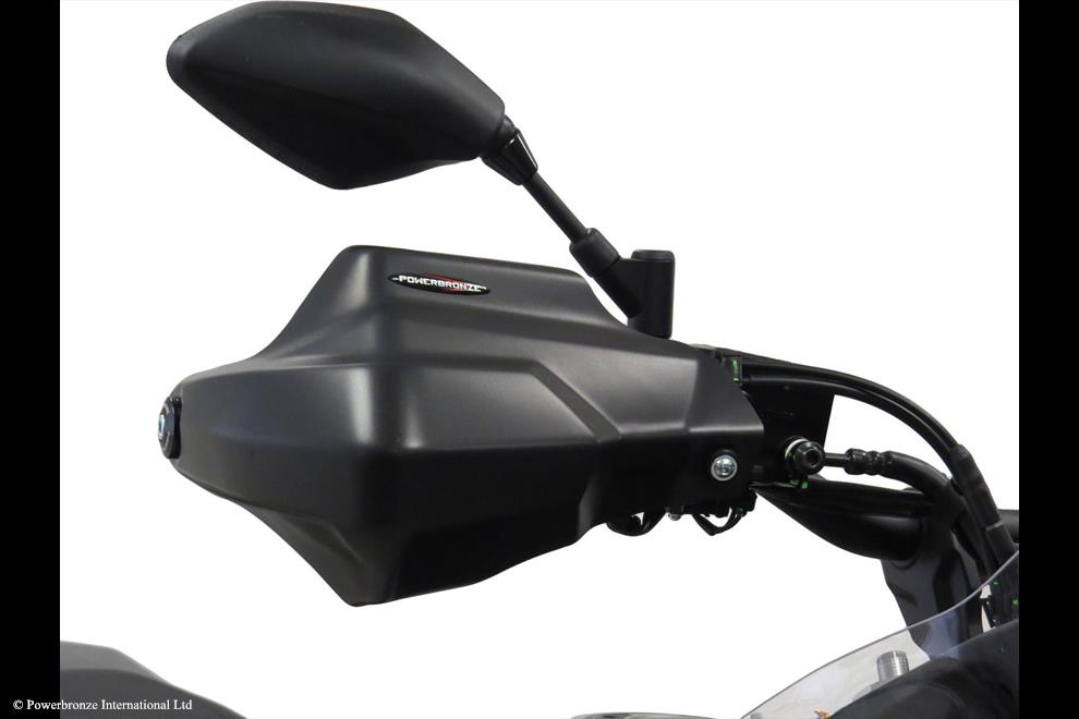 Powerbronze / パワーブロンズ Hand Guards for YAMAHA TENERE 700 19-23/TENERE 700 WORLD RAID 22-23/MATT BLACK | 380-Y115-070