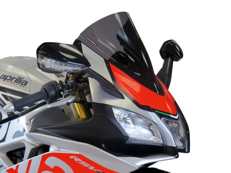 Powerbronze / パワーブロンズ エアフロースクリーン フロストステルスグレー APRILIA RSV4 RF 15-19 RSV4 RR 15-19 RSV4 1100 FACTORY 19 (エキストラハイバブル) | 400-A109-019