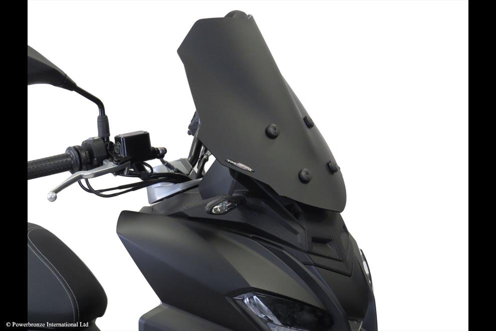 Powerbronze / パワーブロンズ Scooter Screens for APRILIA SR GT 125 22-23/SR GT SPORT 125 22-23 (430 MM HIGH)/FLAME RED | 400-A114-013