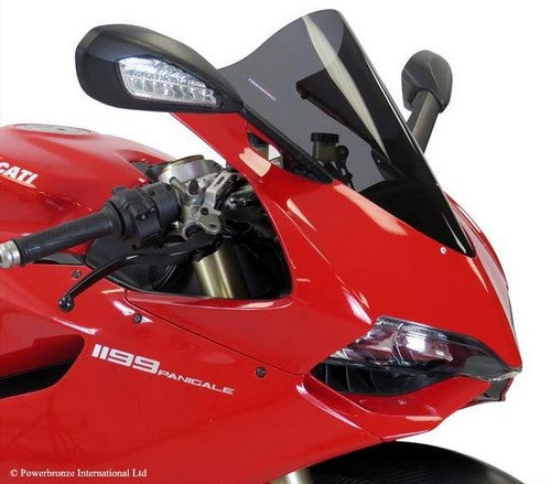 Powerbronze / パワーブロンズ エアフロースクリーン フロストステルスグレー DUCATI 1199 PANIGALE 12-14 899 PANIGALE 14-15 (NO GRAPHIC) | 400-D111-019