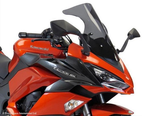 Powerbronze / パワーブロンズ エアフロースクリーン フロストステルスグレー KAWASAKI Z1000SX 17-19 (NO GRAPHIC) | 400-K139-019