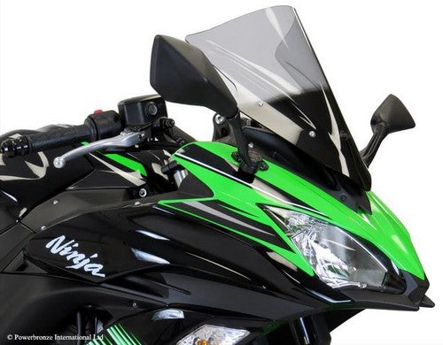 Powerbronze / パワーブロンズ エアフロースクリーン フロストステルスグレー KAWASAKI NINJA 650 17-19 | 400-K140-019