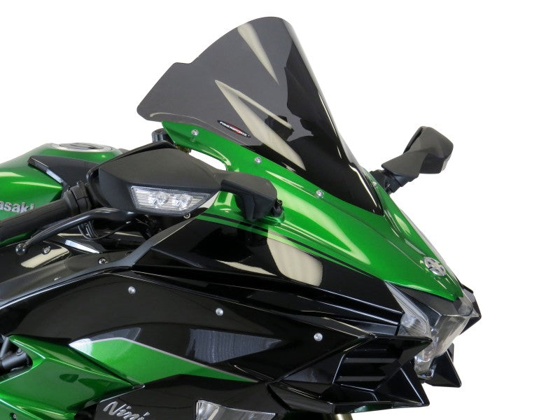 Powerbronze / パワーブロンズ エアフロースクリーン フロストステルスグレー KAWASAKI H2 SX 18-19 H2 SX SE 18-19 | 400-K142-019