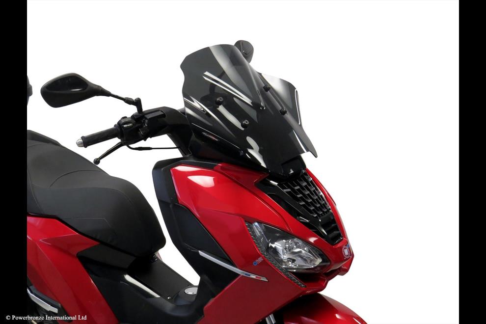 Powerbronze / パワーブロンズ Scooter Screens for PEUGEOT PULSION ALLURE 125 18-23/PULSION GT 125 18-23/PULSION 125 RS 18-23 (455 MM HIGH)/VIOLET | 400-PE101-014