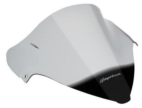 Powerbronze / パワーブロンズ エアフロースクリーン フロストステルスグレー SUZUKI GSX1300R ハヤブサ 08-19 (エキストラハイバブル 190MM) | 400-S123-019