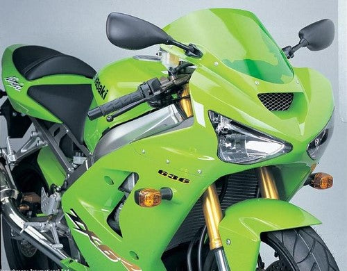 Powerbronze / パワーブロンズ スタンダードスクリーン フロストステルスグレー KAWASAKI ZX6-R 03-04 | 410-K120-019