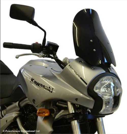 Powerbronze / パワーブロンズ スタンダードスクリーン フロストステルスグレー KAWASAKI VERSYS 650 06-09 | 410-K155-019