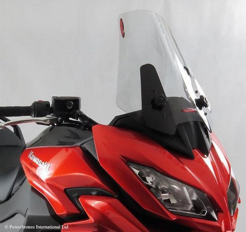 Powerbronze / パワーブロンズ スタンダードスクリーン フロストステルスグレー KAWASAKI VERSYS 1000 12-16 VERSYS 650 15-16 (370MM) | 410-K166-019