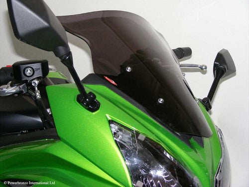 Powerbronze / パワーブロンズ スタンダードスクリーン フロストステルスグレー KAWASAKI ER6-F 12-17 | 410-K168-019