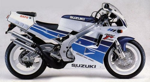 Powerbronze / パワーブロンズ スタンダードスクリーン フロストステルスグレー SUZUKI RGV250 89-90 | 410-S105-019