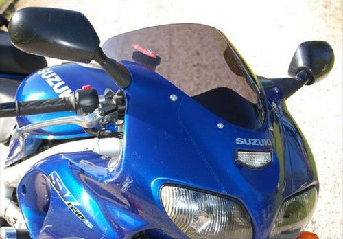 Powerbronze / パワーブロンズ スタンダードスクリーン FROSTED STEALTH ブルー SUZUKI SV650S 99-02 | 410-S123-019