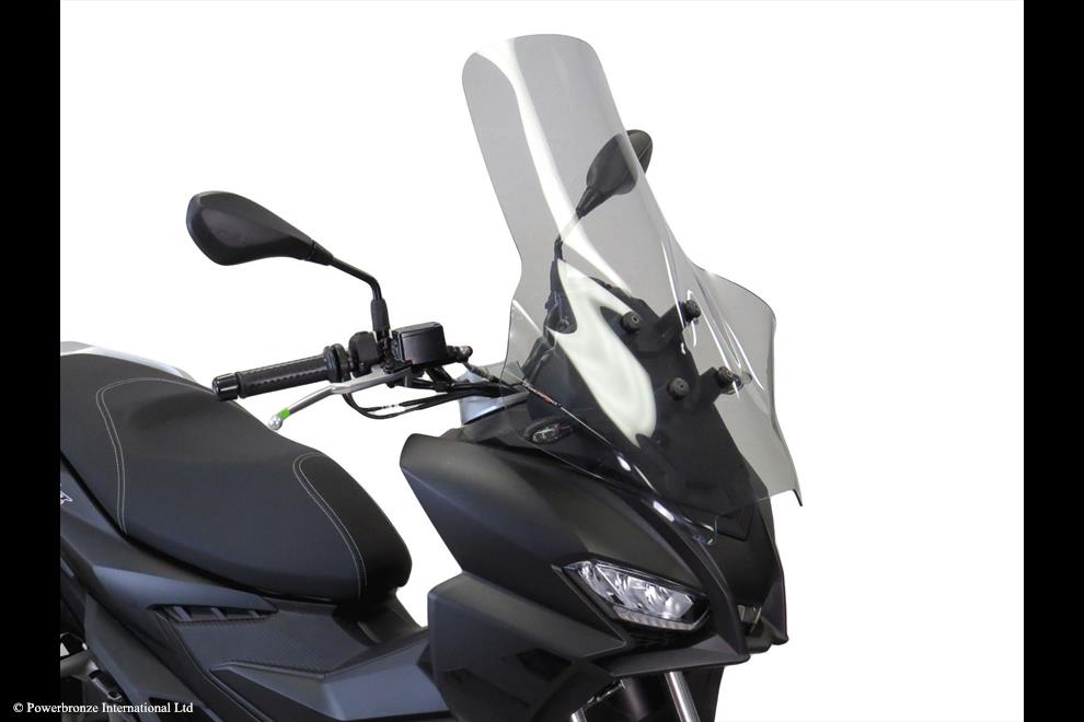 Powerbronze / パワーブロンズ Scooter Screens for APRILIA SR GT 125 22-23/SR GT SPORT 125 22-23 (690 MM HIGH)/LIGHT TINT | 420-A102-001