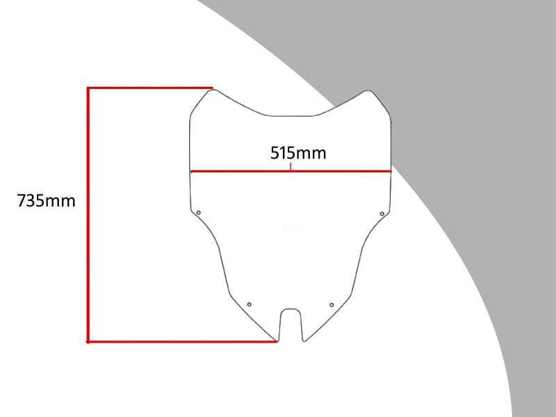 Powerbronze / パワーブロンズ スクータースクリーン BMW C EVOLUTION 14-20 (735 MM HIGH) ダークティント | 420-B139-002