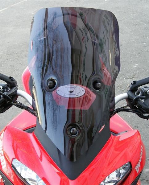Powerbronze / パワーブロンズ フリップスクリーン フロストステルスグレー DUCATI MULTISTRADA 1200 10-12 (510MM LONG) | 420-D107-019