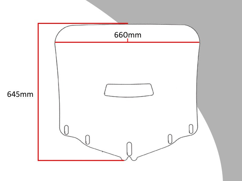 Powerbronze / パワーブロンズ フリップ HONDA GL1800 GOLDWING 01-17 (WITH VENT CUTOUT) (560 MM ABOVE フェアリング) ライトティント | 420-H167-001