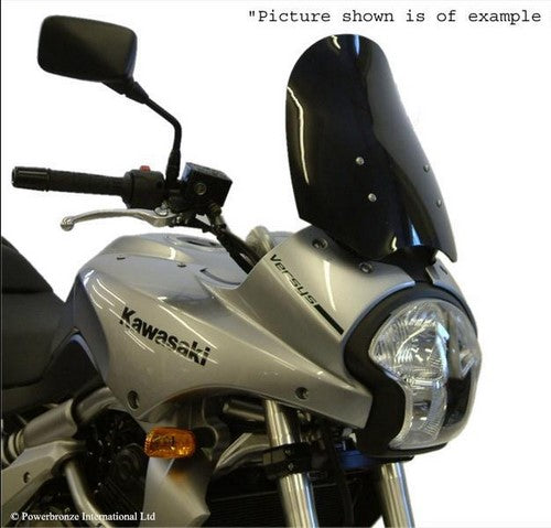 Powerbronze / パワーブロンズ フリップスクリーン フロストステルスグレー KAWASAKI GPZ600R 86-89 | 420-K109-019