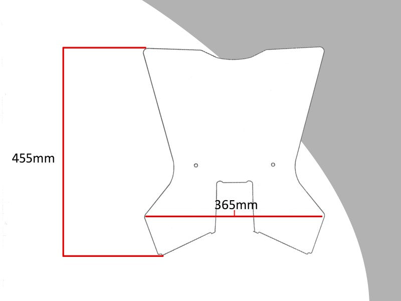 Powerbronze / パワーブロンズ フリップ KTM 790 アドベンチャー 19-20 (455 MM) ライトティント | 420-KT110-001
