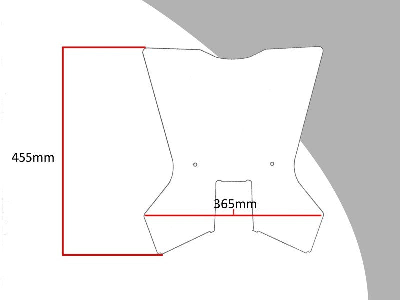 Powerbronze / パワーブロンズ フリップ KTM 390 アドベンチャー 20 (455 MM) ライトティント | 420-KT112-001