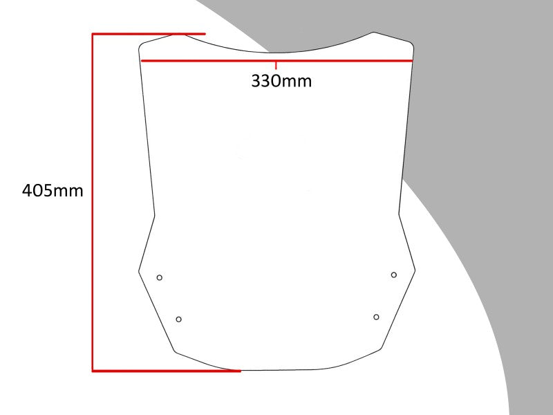 Powerbronze / パワーブロンズ フリップ SUZUKI KATANA 19-20 (405 MM) ソリッドブラック | 420-S130-003