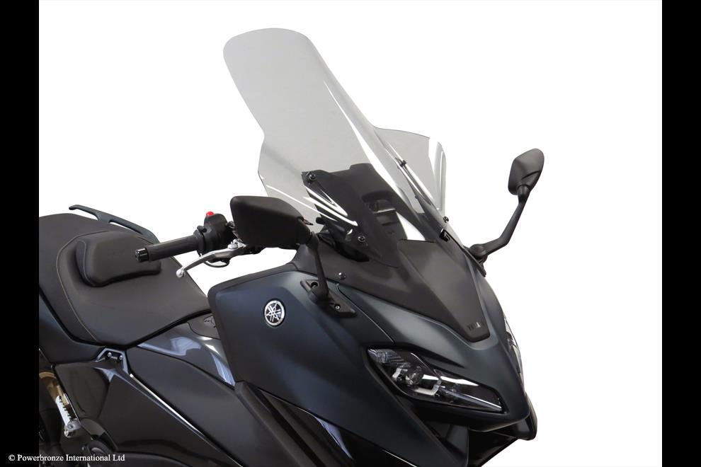 Powerbronze / パワーブロンズ Scooter Screens for YAMAHA TMAX 560 22-23 (650 MM HIGH)/LIGHT TINT | 420-Y172-001