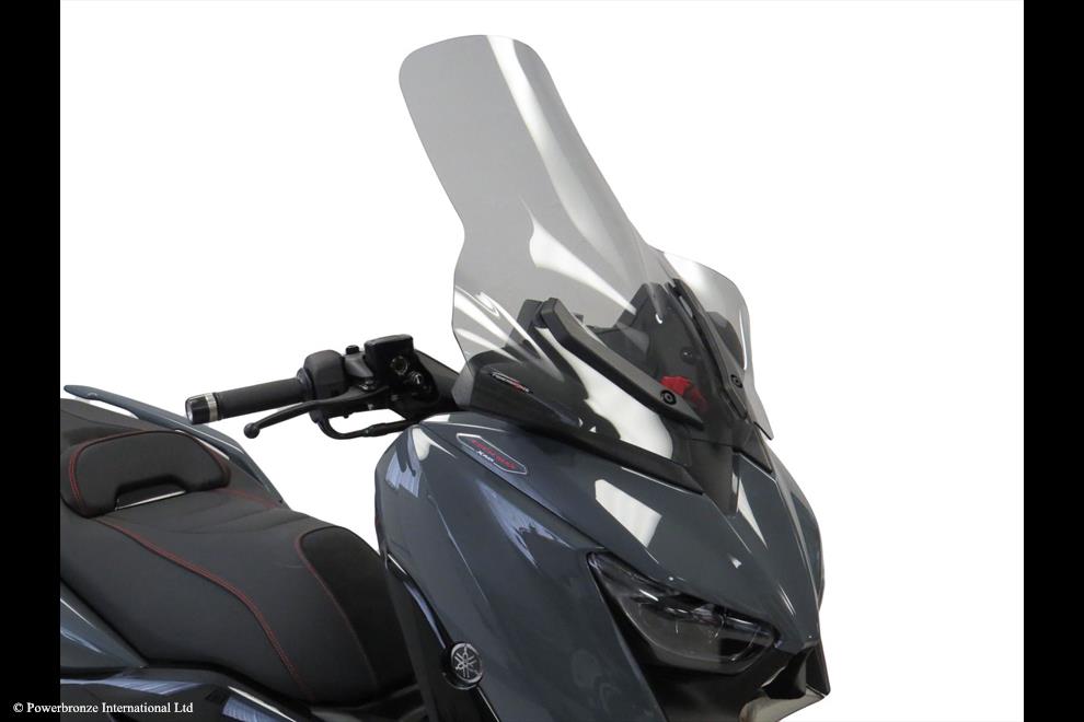 Powerbronze / パワーブロンズ Scooter Screens for YAMAHA X-MAX 125 18-23/X-MAX 300 17-23/X-MAX 400 18-20/TRICITY 300 20-23 (640 MM HIGH)/LIGHT TINT | 420-Y173-001