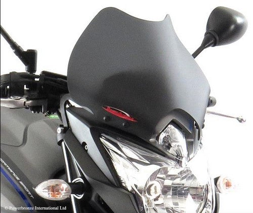 Powerbronze / パワーブロンズ ライトスクリーン フロストステルスグレー YAMAHA FZ-8N 10-15 (290 MM) | 430-U143-019
