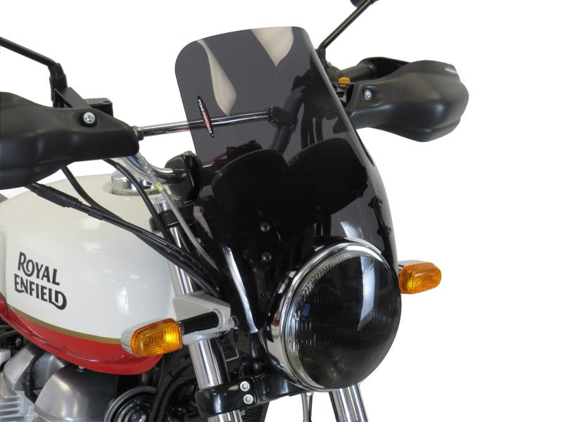 Powerbronze / パワーブロンズ ライトスクリーン ROYAL ENFIELD INTERCEPTOR 650 18-20 F4 スクリーン (290MM) フロストステルスグレー | 430-U159A-019
