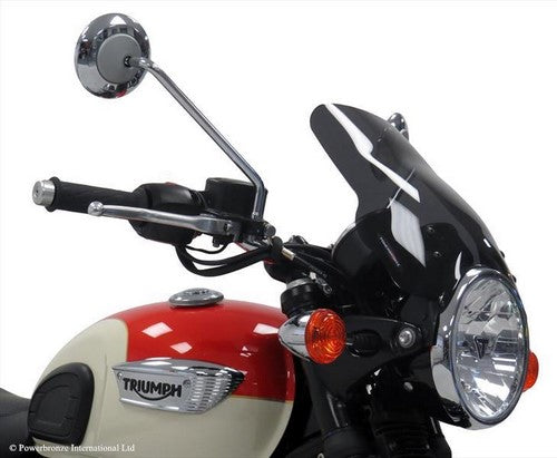 Powerbronze / パワーブロンズ ライトスクリーン フロストステルスグレー TRIUMPH BONNEVILLE T100 08-19 BONNEVILLE T120 17-19 (290 MM) | 430-U218-019