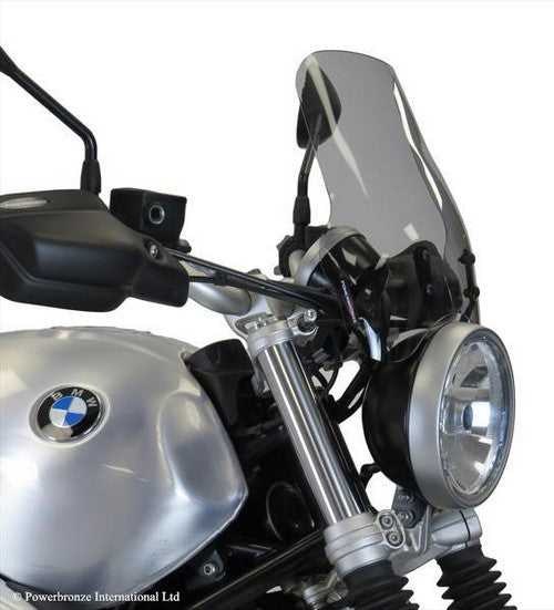Powerbronze / パワーブロンズ ライトスクリーン フロストステルスグレー BMW R NINE T SCRAMBLER 16-19 R NINE T 17-19 (CONVENTIONAL FORKS) | 430-U219-019