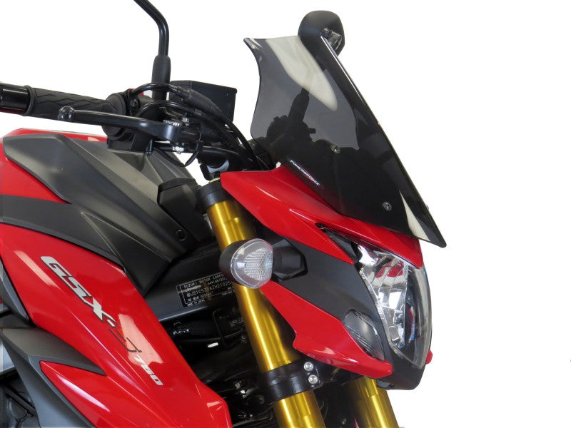 Powerbronze / パワーブロンズ ライトスクリーン フロストステルスグレー SUZUKI GSX-S750 17-19 (320 MM) | 430-U227-019