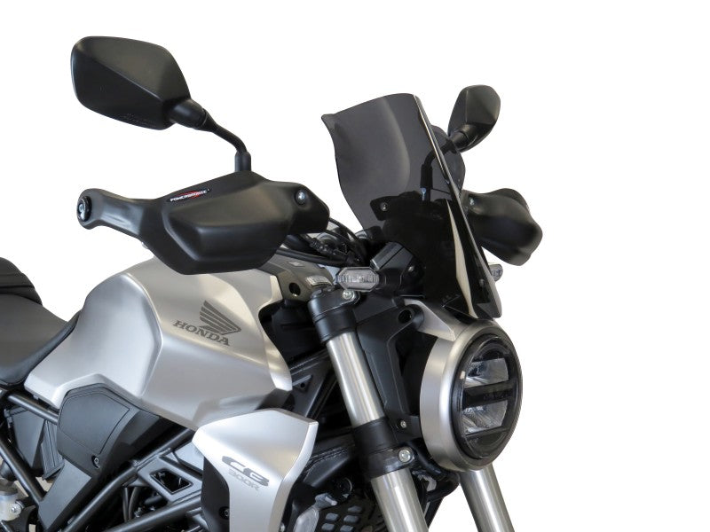Powerbronze / パワーブロンズ ライトスクリーン フロストステルスグレー HONDA CB125R 18-19 CB300R 18-19 (315 MM) | 430-U247-019