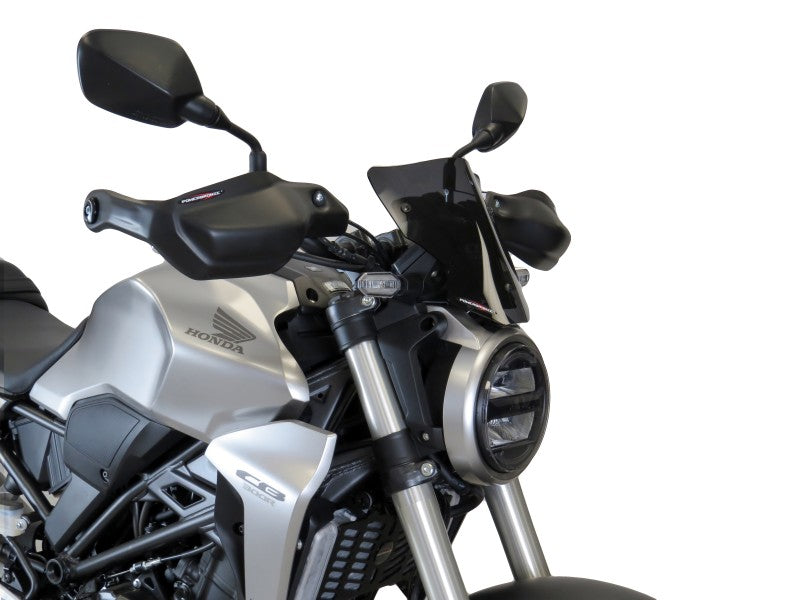 Powerbronze / パワーブロンズ ライトスクリーン フロストステルスグレー HONDA CB125R 18-19 CB300R 18-19 (220 MM) | 430-U249-019