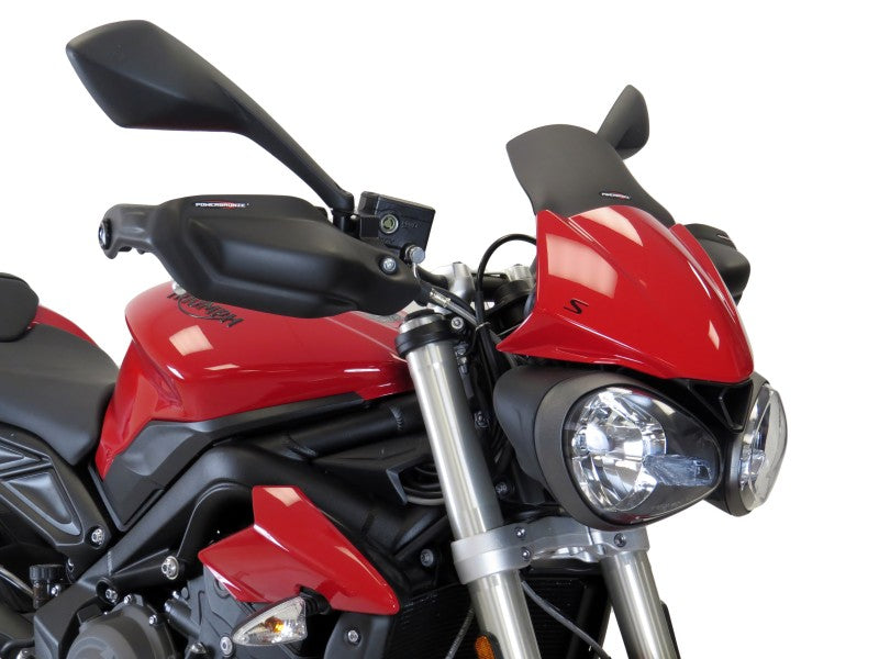 Powerbronze / パワーブロンズ ライトスクリーン フロストステルスグレー TRIUMPH ストリートトリプル S 17-19 (+110 MM ABOVE フェアリング) | 430-U265-019
