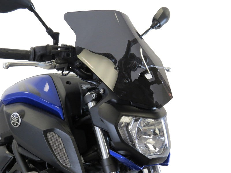 Powerbronze / パワーブロンズ ライトスクリーン フロストステルスグレー YAMAHA MT-07 FZ-07 18-19 (365 MM) | 430-U270-019