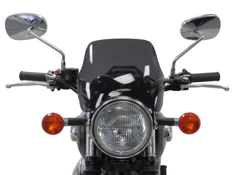 Powerbronze / パワーブロンズ ライトスクリーン KAWASAKI W800 13-20 (高さ: 225 MM) フロストステルスグレー | 430-U285A-019