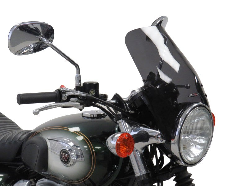 Powerbronze / パワーブロンズ ライトスクリーン KAWASAKI W800 13-20 (高さ: 285 MM) フロストステルスグレー | 430-U285B-019